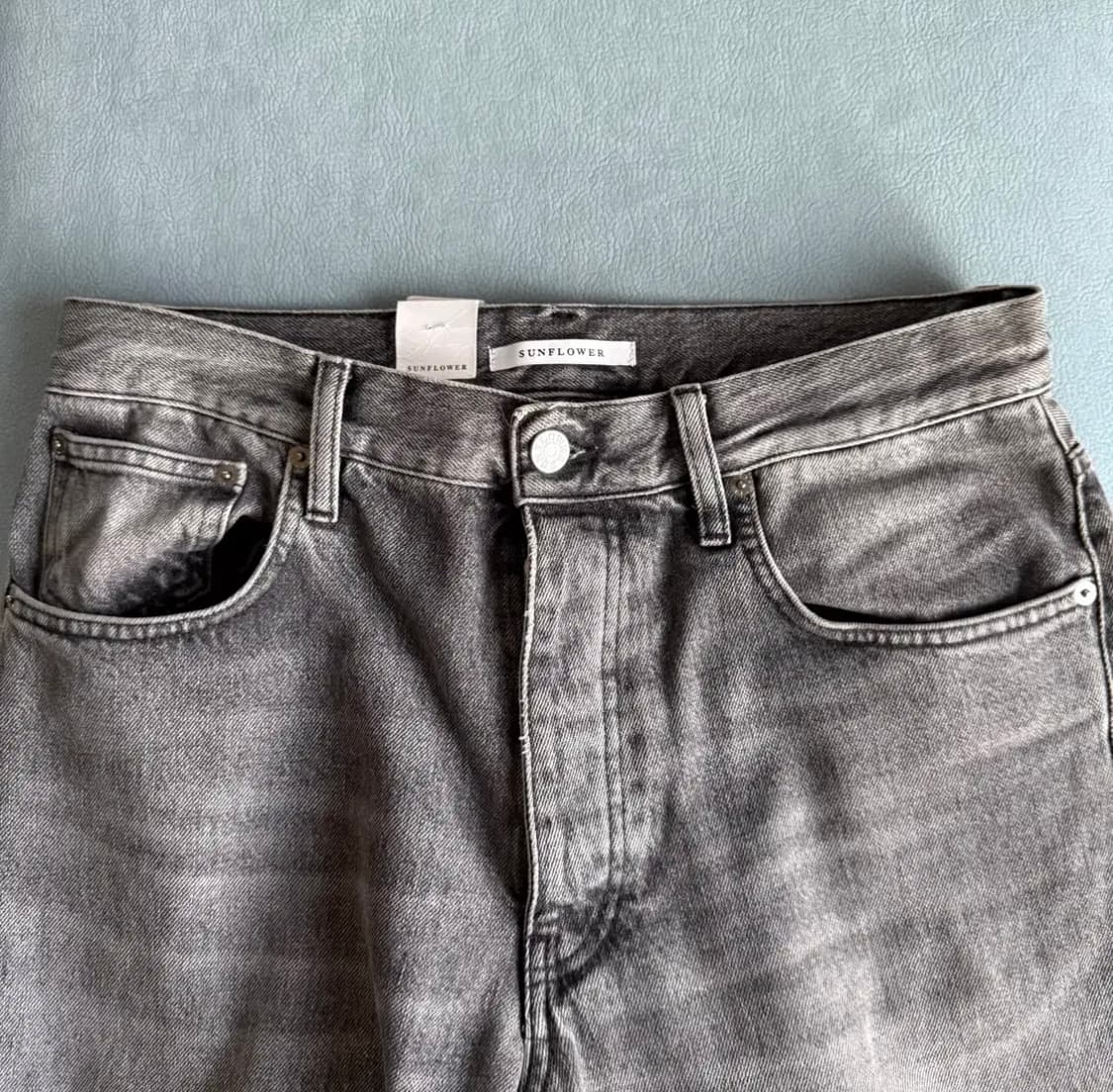 [32] 썬플라워 트위스트 데님 그레이 상품이미지1