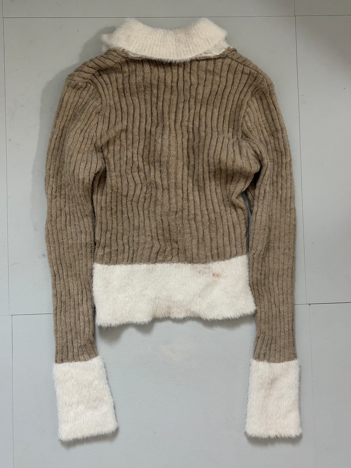 hurtremake Cross-Patch Cardigan Zip-Up 상품이미지4