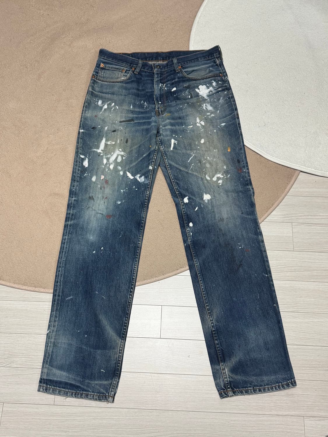 00‘s 빈티지 리바이스 502 페인트 워싱 36 상품이미지1
