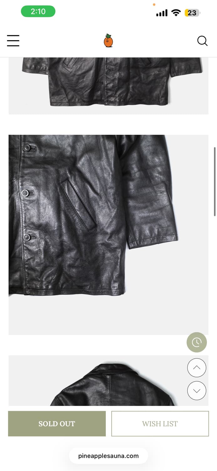 1990's M.Julian by Wilsons Leather Car C 상품이미지2