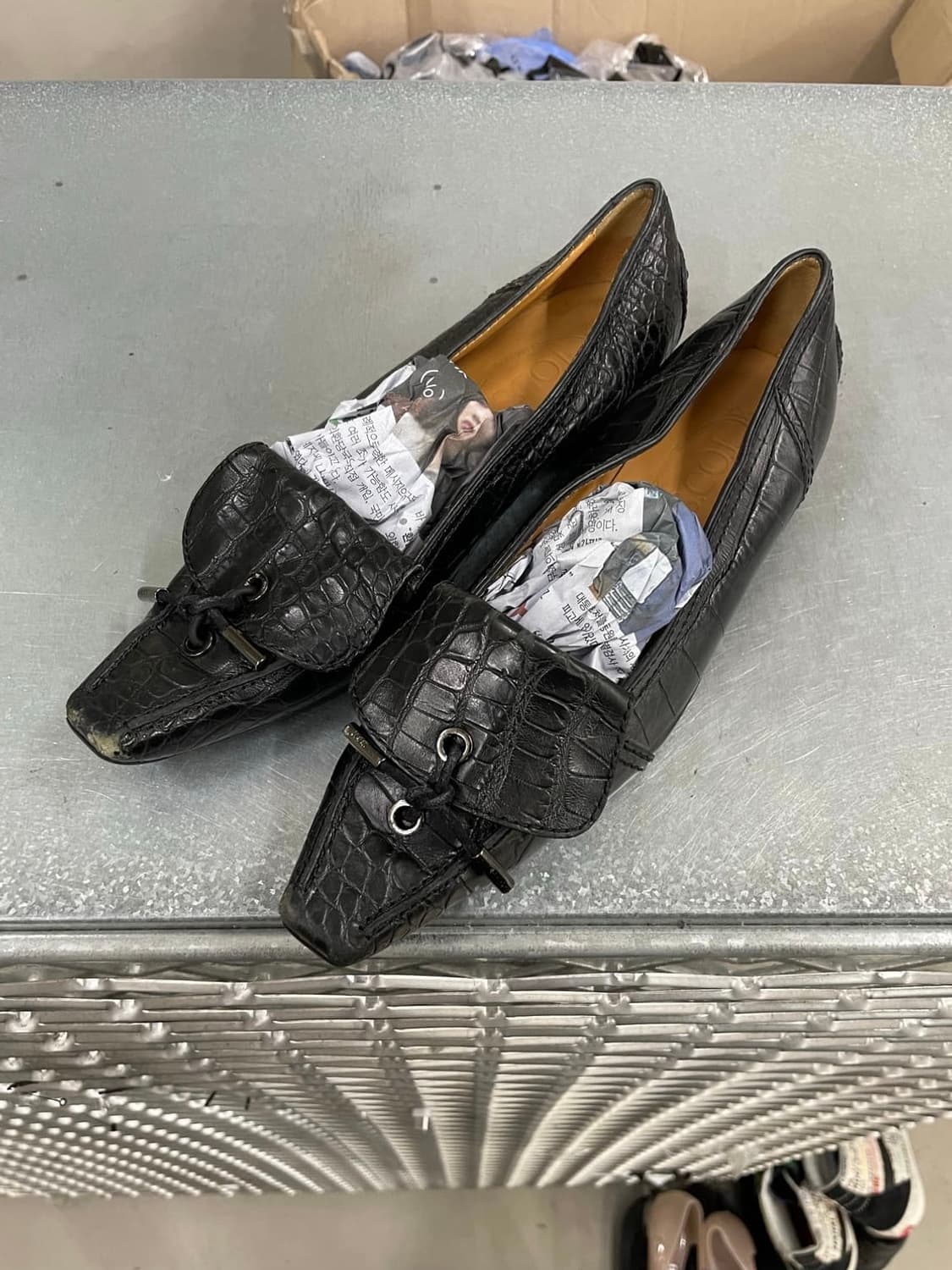 Tod’s 레더 로퍼 블랙 상품이미지1