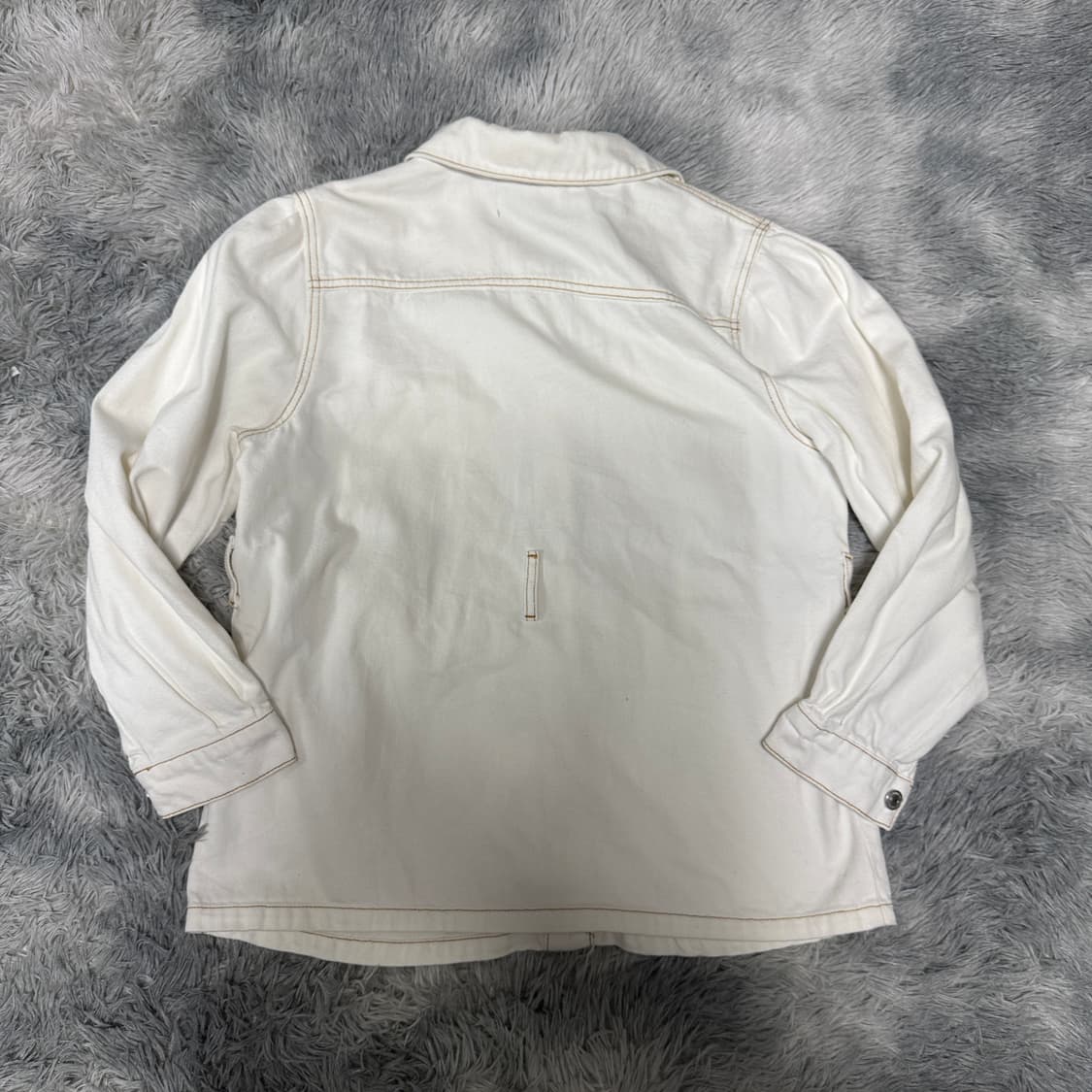 뉴룩데님 화이트 트러커자켓 L사이즈 상품이미지4