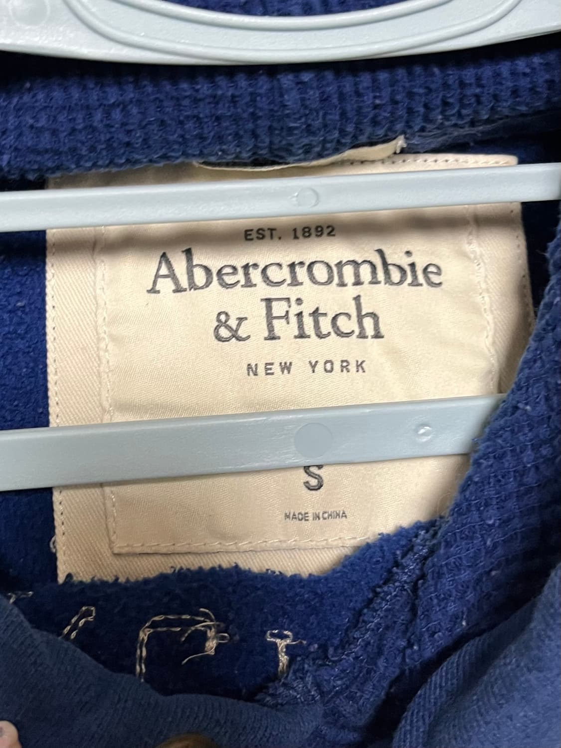 아베크롬비 블루 후드티 상품이미지2