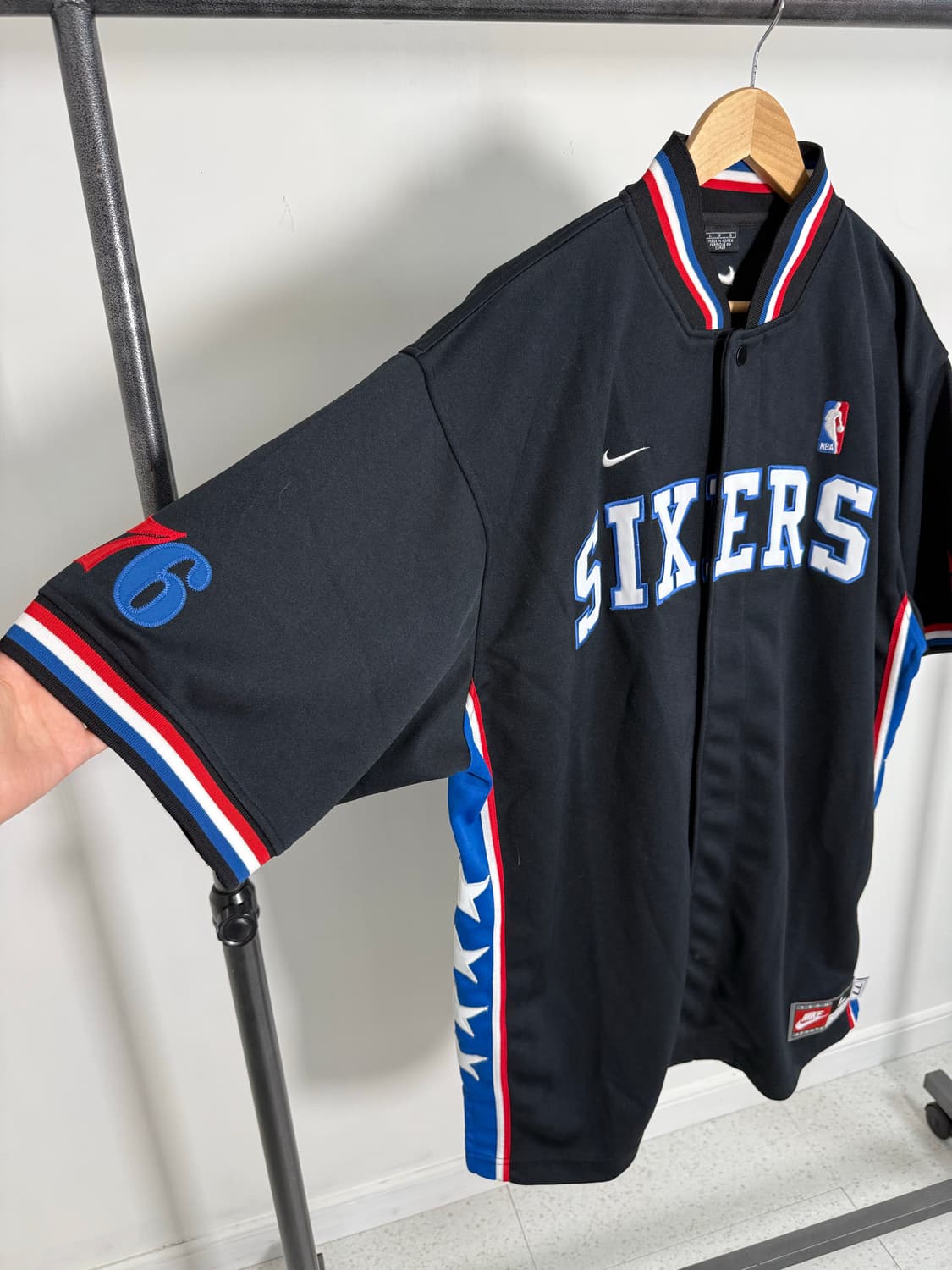 나이키 90‘s 필라델피아 76ers 슈팅 반팔져지 상품이미지2