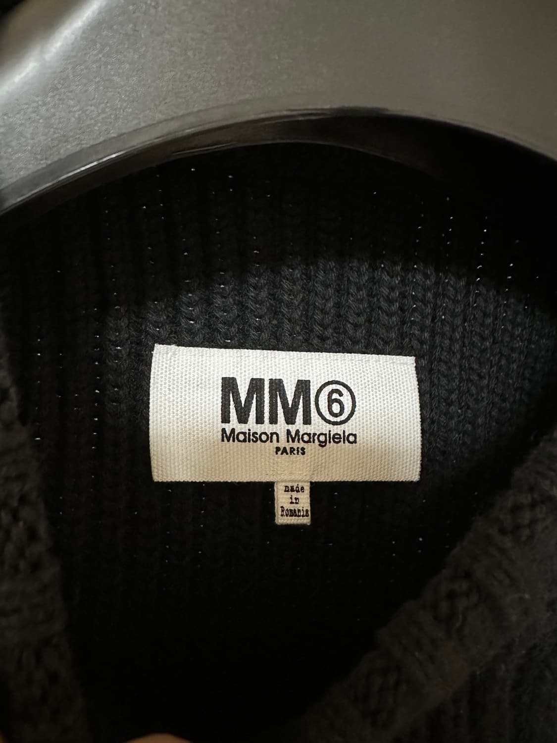 MM6 메종 마르지엘라 디스트레스드 코튼 울 스웨터 상품이미지2