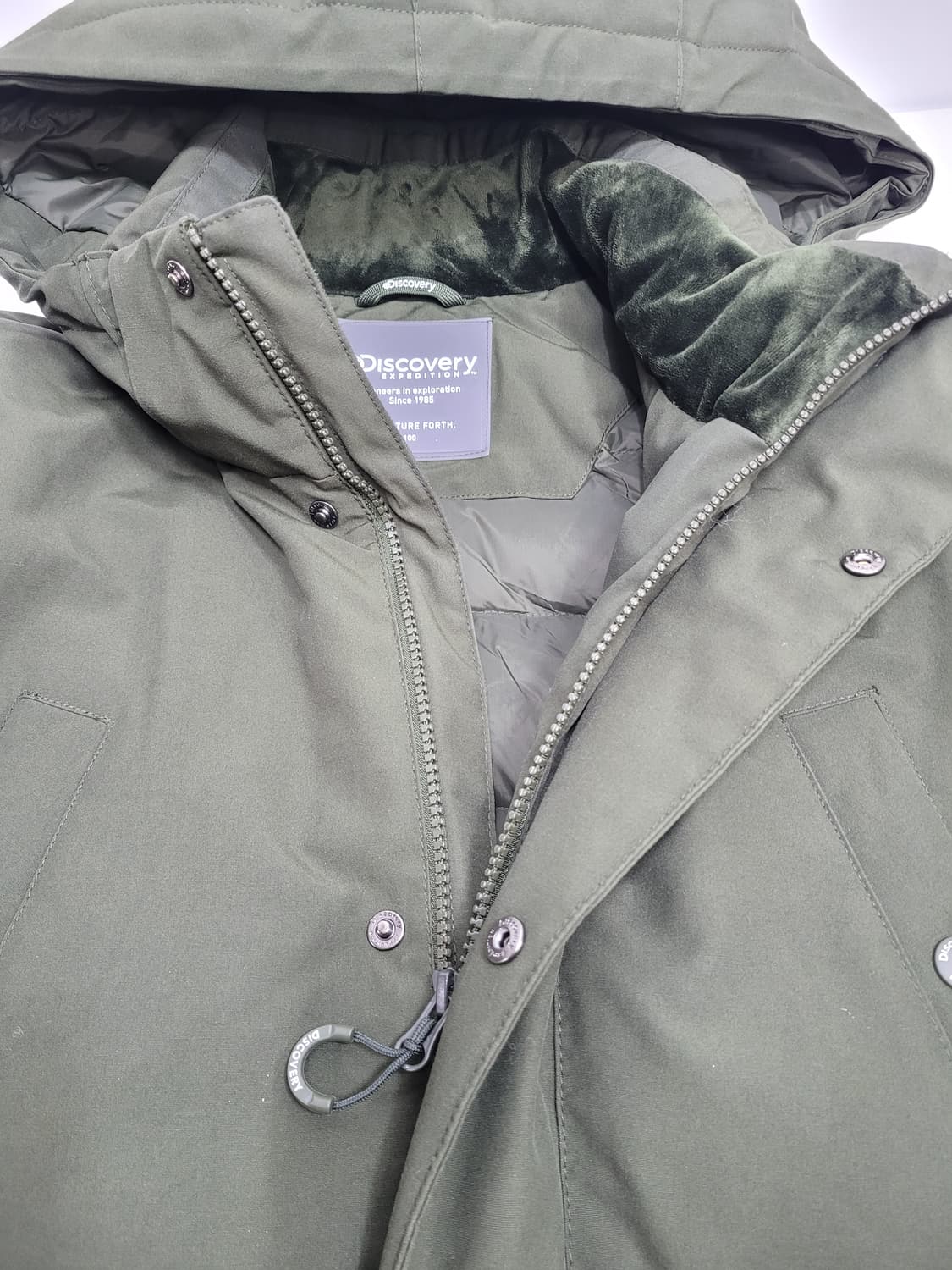 디스커버리 익스페디션 21FW 마운틴쿡 RDS 다운 패딩/남 100 카키 상품이미지6