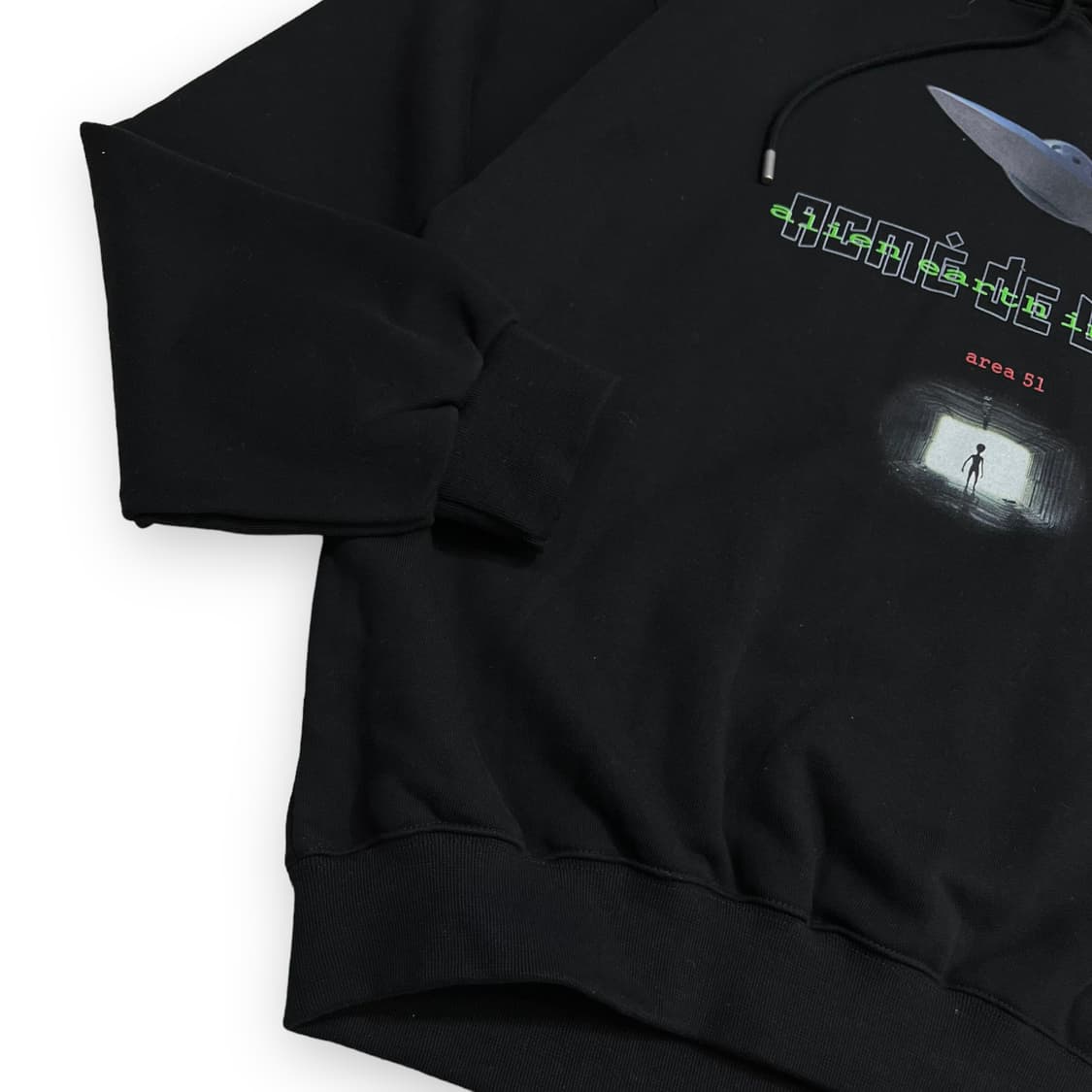 아크메드라비 우주선 블랙 후드 상품이미지4