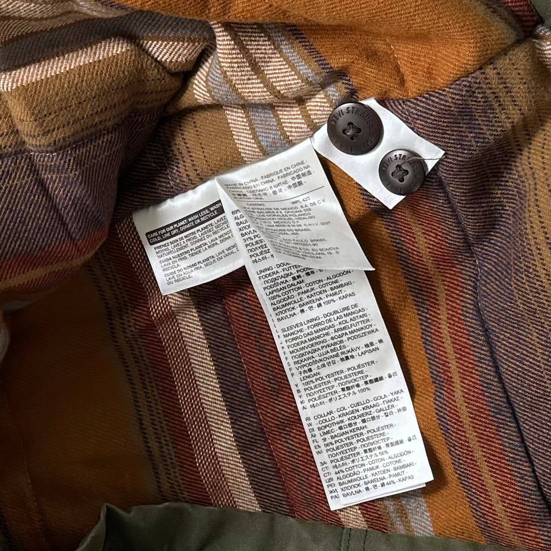 리바이스 블랙킷라이닝 워크 자켓 상품이미지6