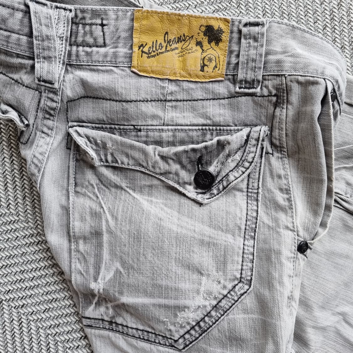 Kella Jeans 카고 데님 버뮤다 쇼츠 상품이미지8