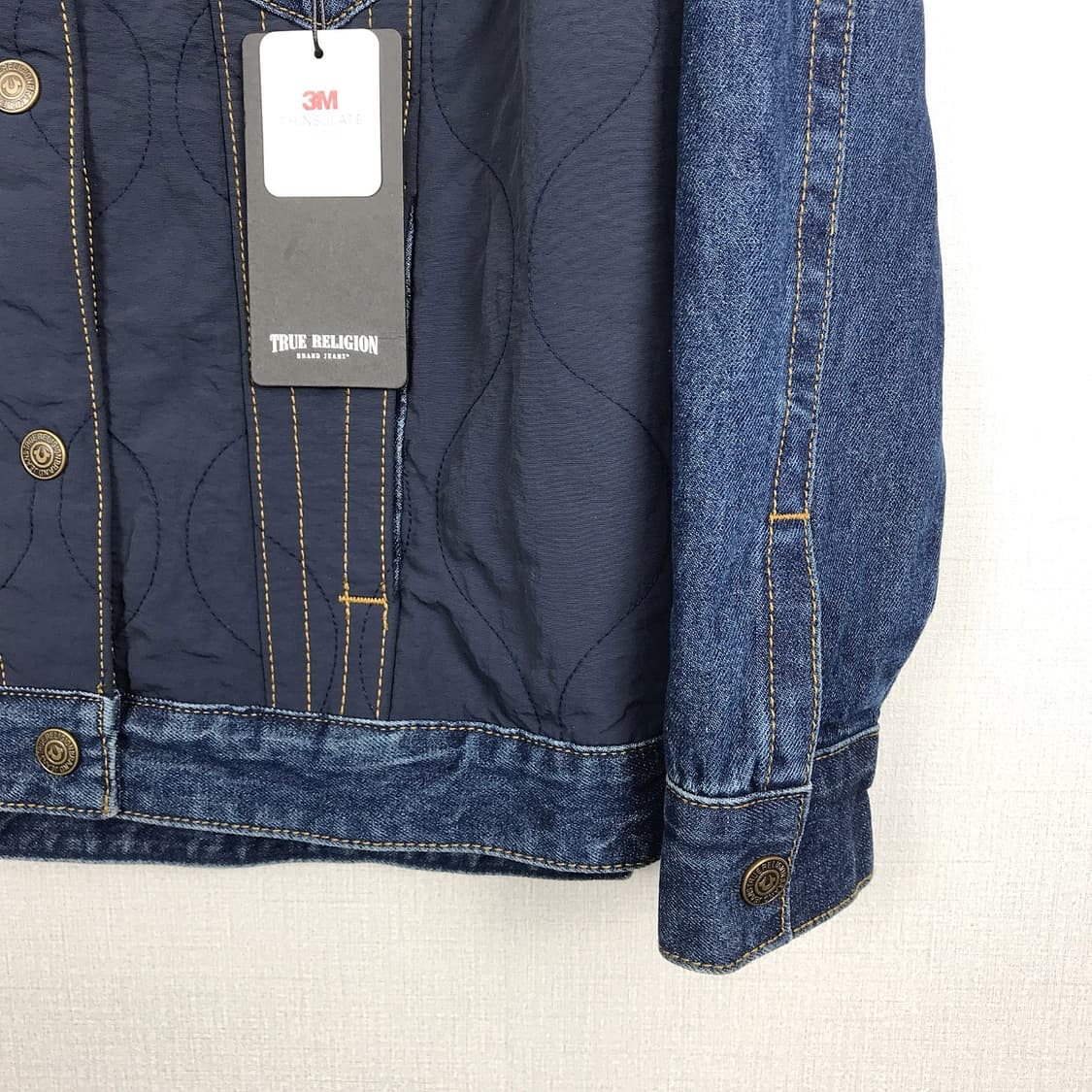 트루릴리젼 나일론 데님 트러커 자켓 새상품 여성S (90) 상품이미지5