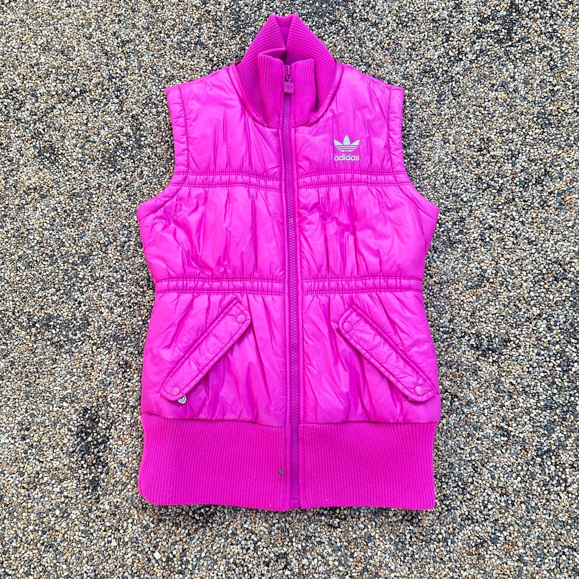 아디다스(ADIDAS) Y2K 핑크 패딩 조끼 상품이미지1