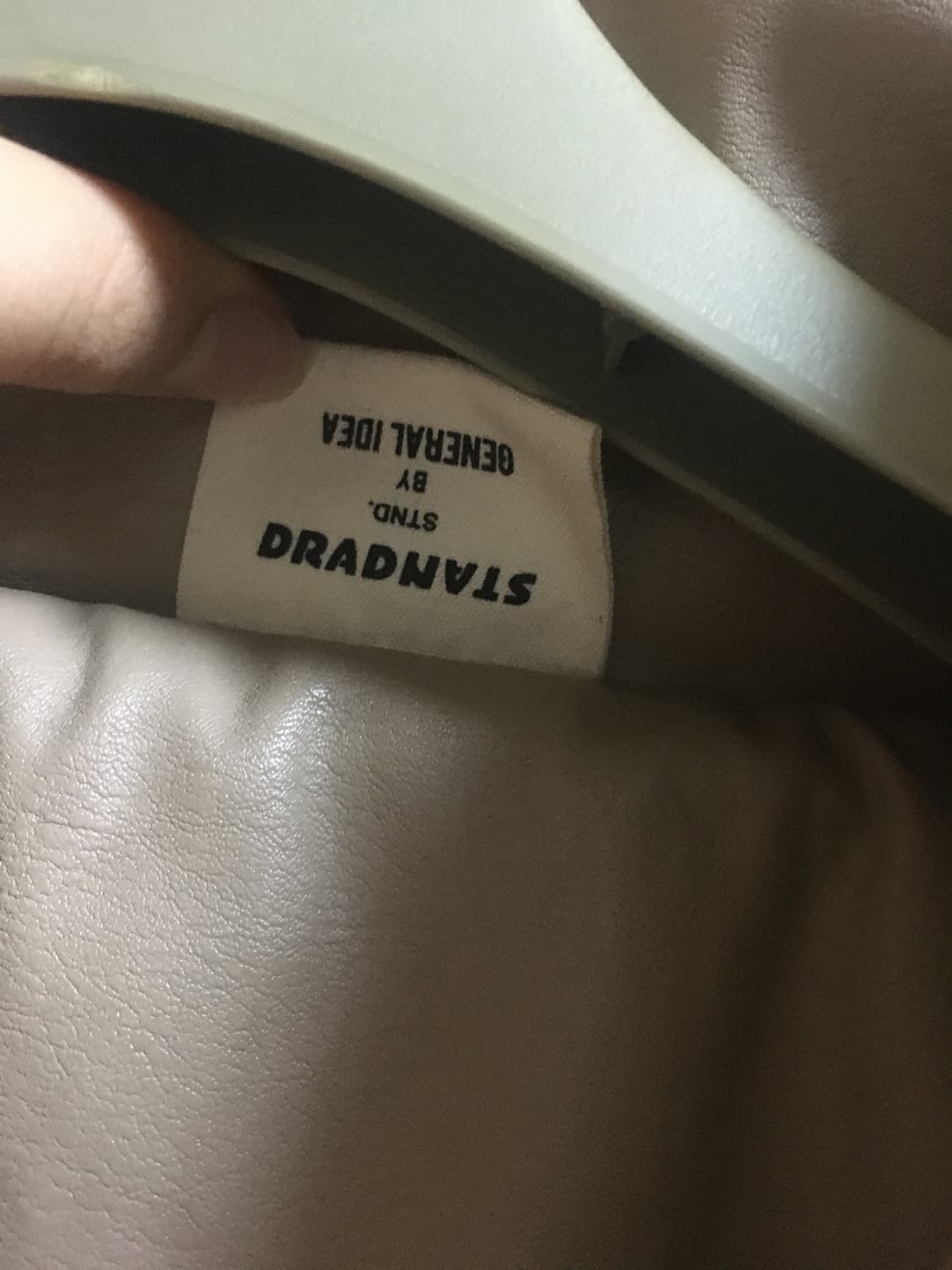 제너럴 아이디어 316 스탠다드 레더 패딩 상품이미지6