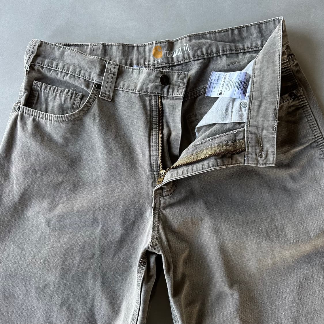 [32인치]칼하트 립스탑 카펜터 워크 팬츠 상품이미지7