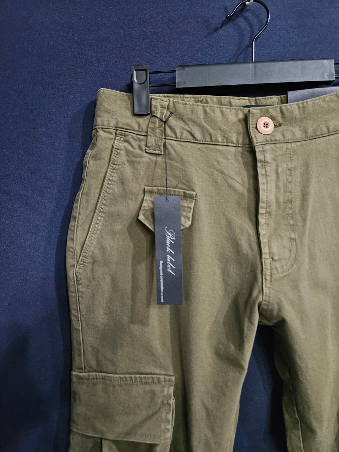 블랙 라벨 카키 남성 슬림핏 허리 29~30 카고팬츠  상품이미지4