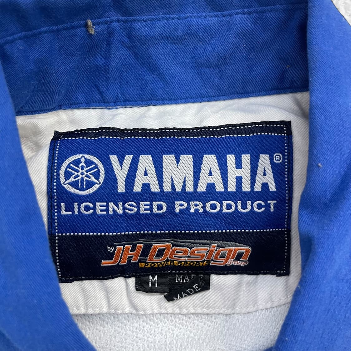 야마하 Yamaha 레이싱 팀 엠브로이드 반팔 셔츠 자켓 상품이미지5
