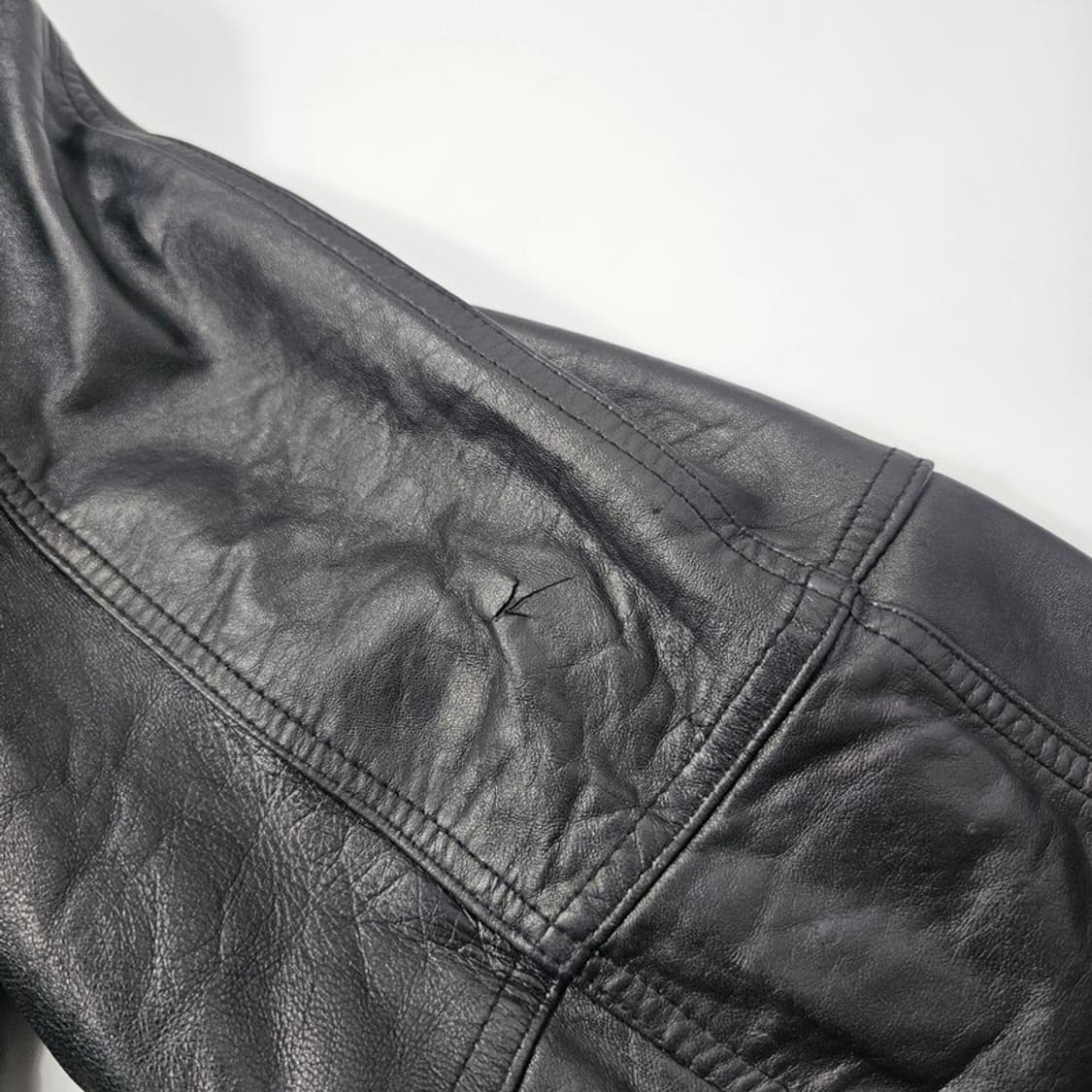 WORLD POLO 양가죽 봄버 자켓 XL 상품이미지6