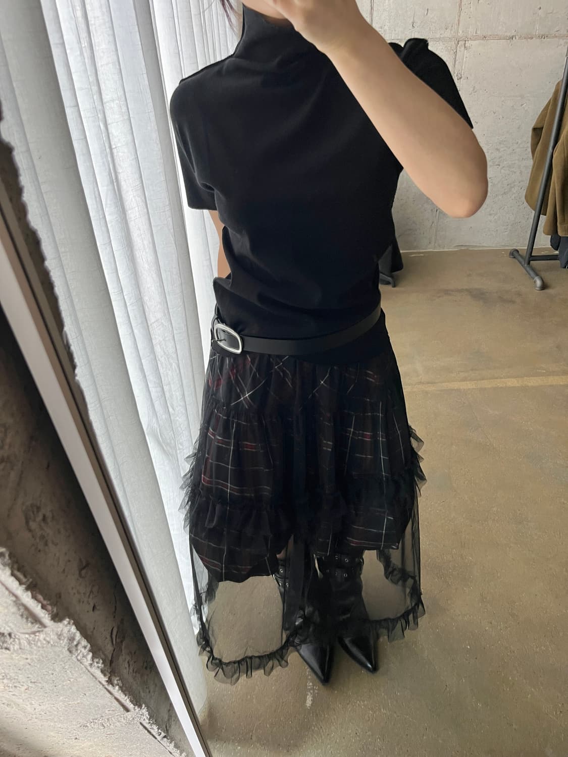 Issey Miyake 이세이미야케 페테 하이넥 탑 상품이미지5