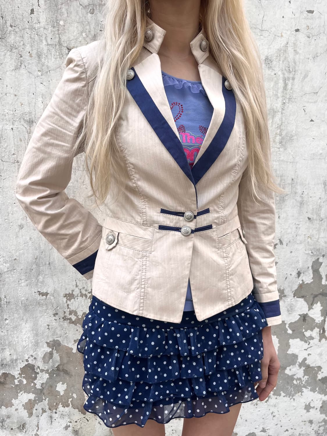 Ana Capri 안나 카프리 앤틱 나폴레옹 자켓 상품이미지3