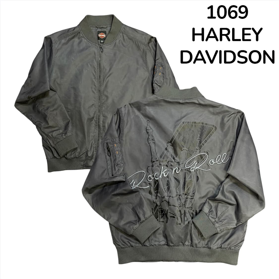 할리데이비슨 락앤롤 딥그레이자켓 XL 상품이미지1