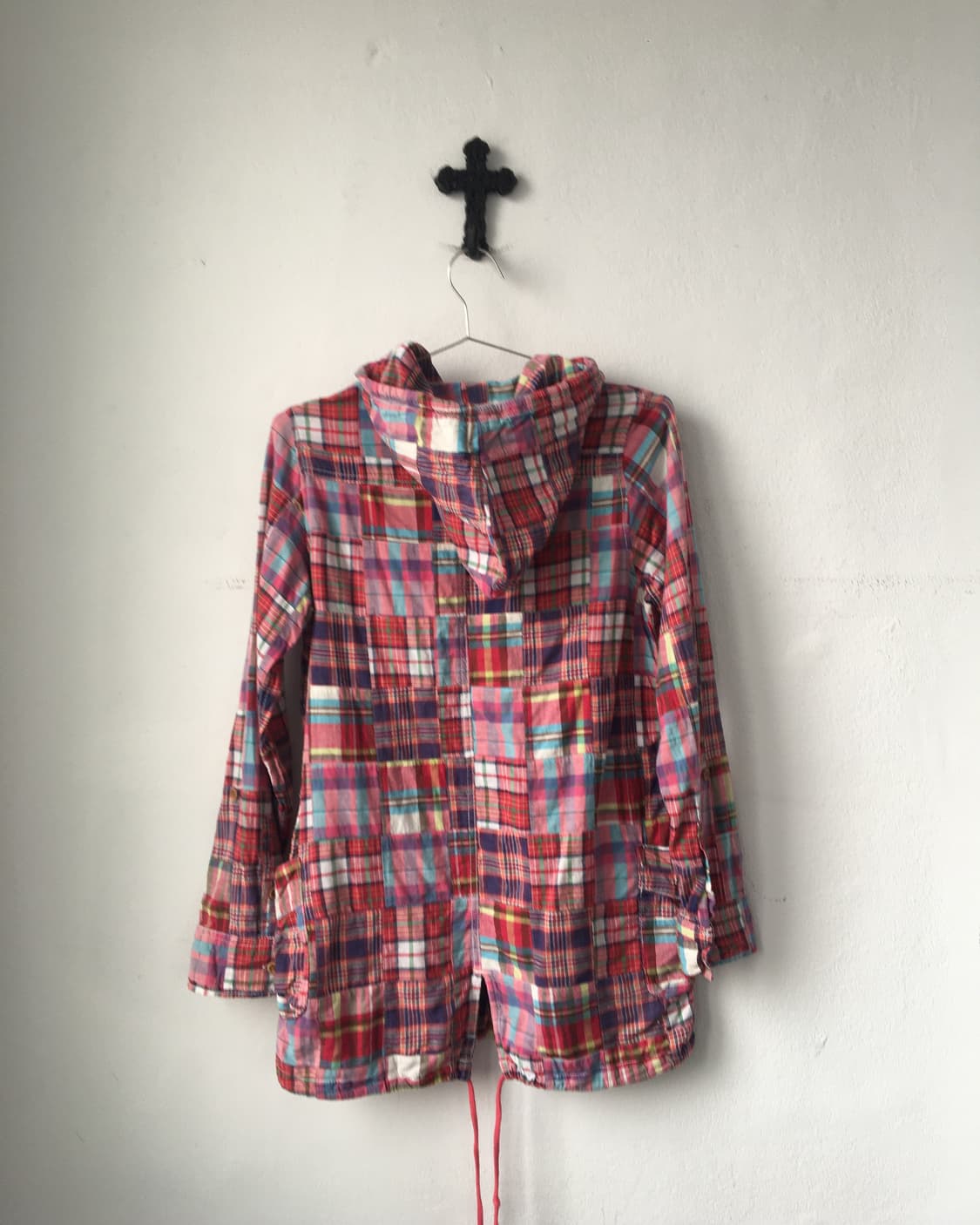 Check pattern hood shirt 상품이미지3