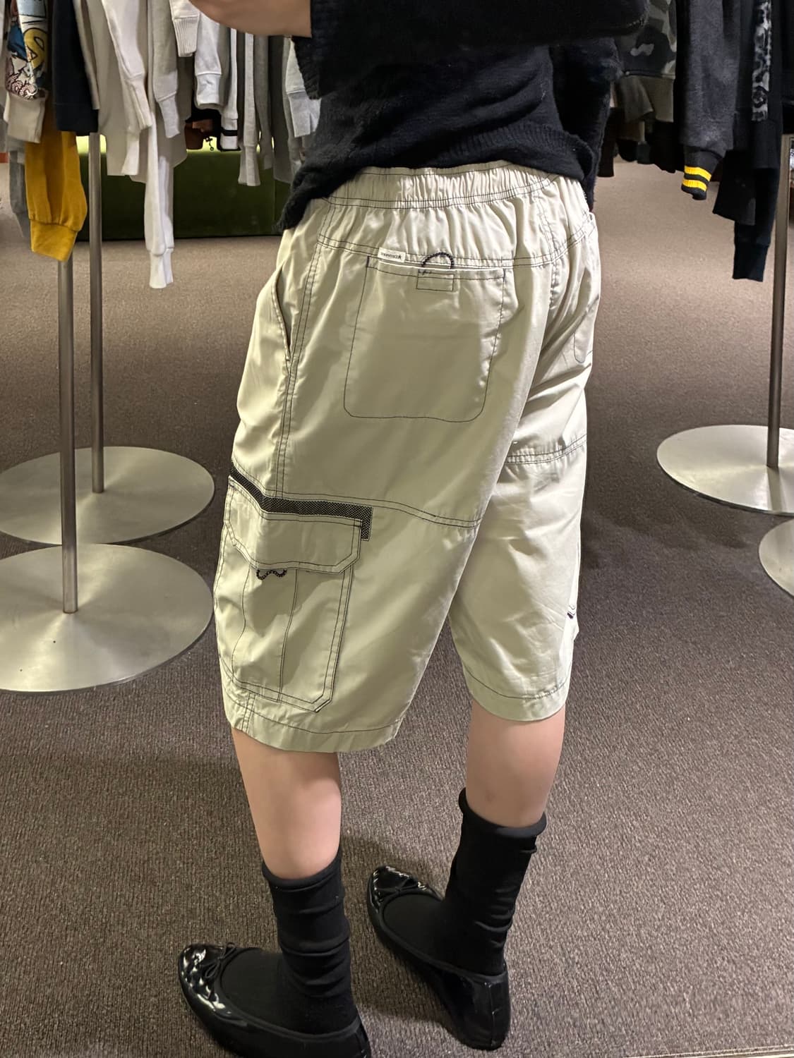 LL)Converse 빈티지 여성 스티치 카고 쇼츠(이염) 상품이미지1