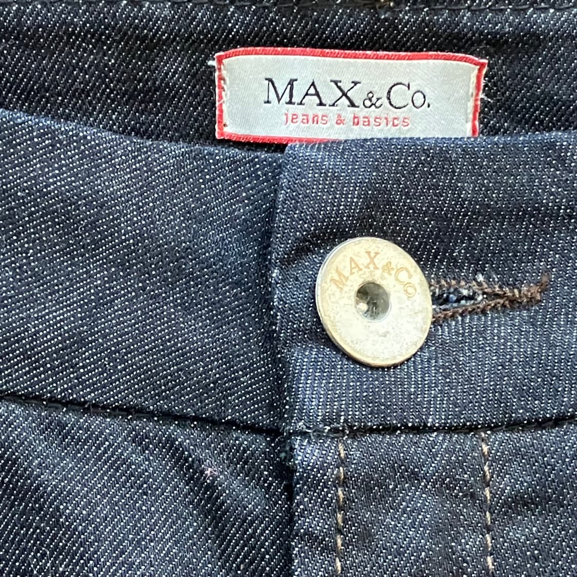 막스마라 막스앤코 블랙 부츠컷 데님팬츠 27 상품이미지2