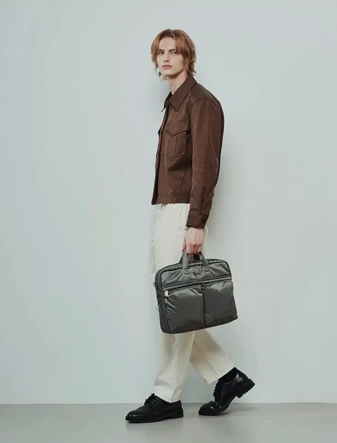 [새제품] 루이까또즈 26년 신상 뉴 헤리티지 나일론 브리프케이스 상품이미지7