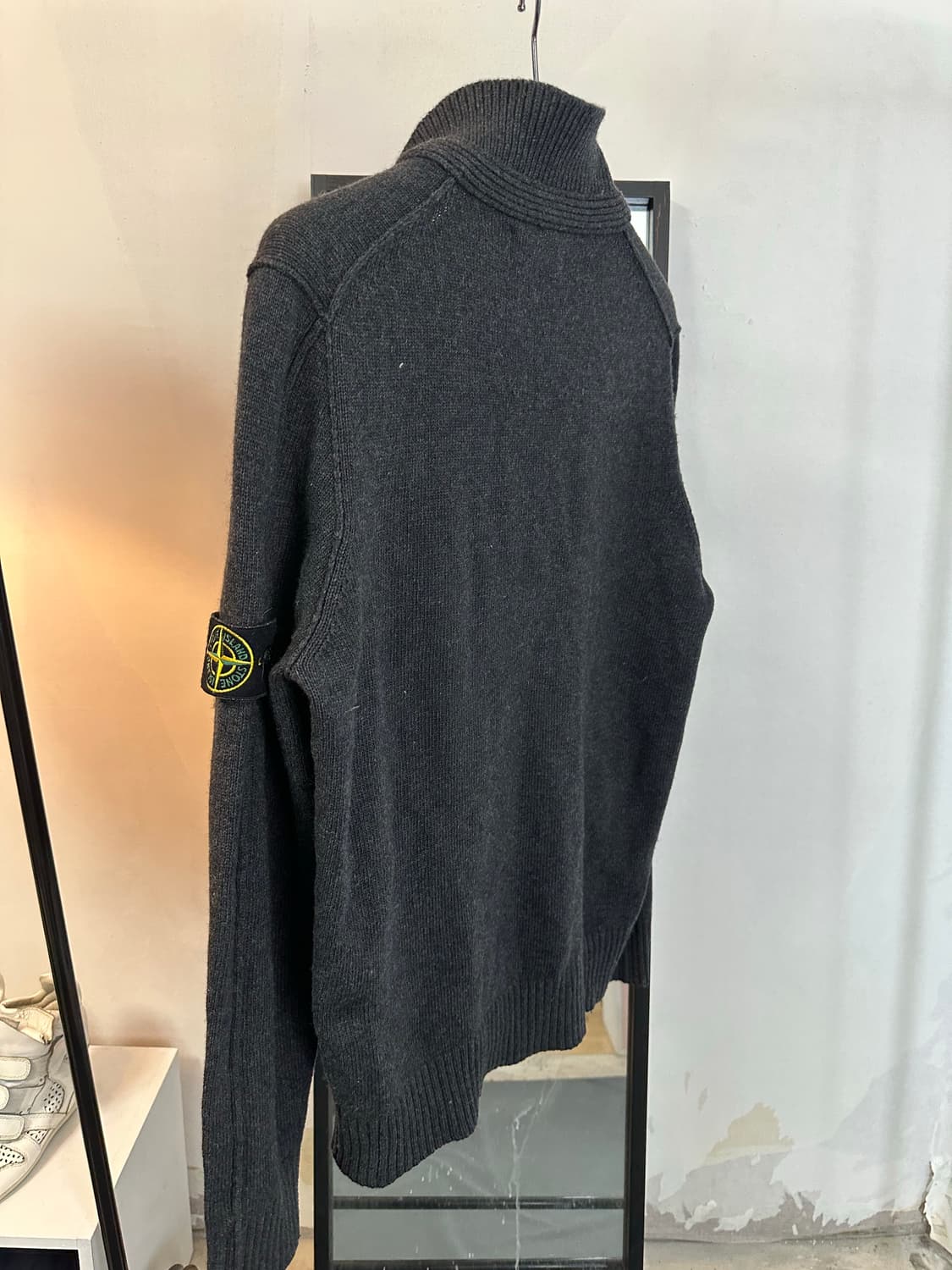 스톤아일랜드 니트 반집업 Xl(100-105) 정품 상품이미지5