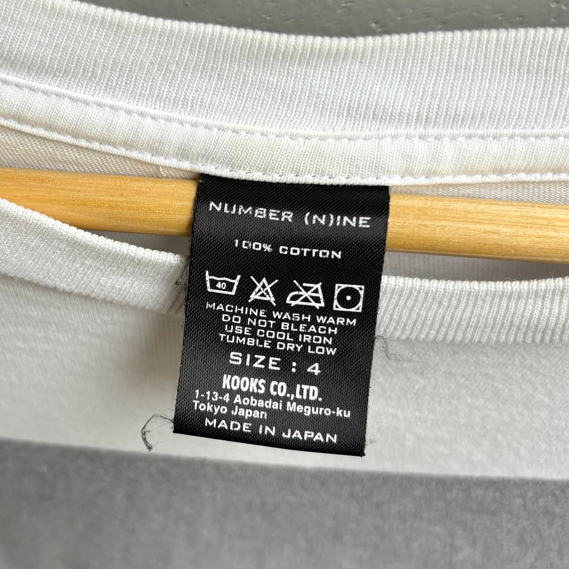 Thom Yorke x Number (N)ine tee 상품이미지4