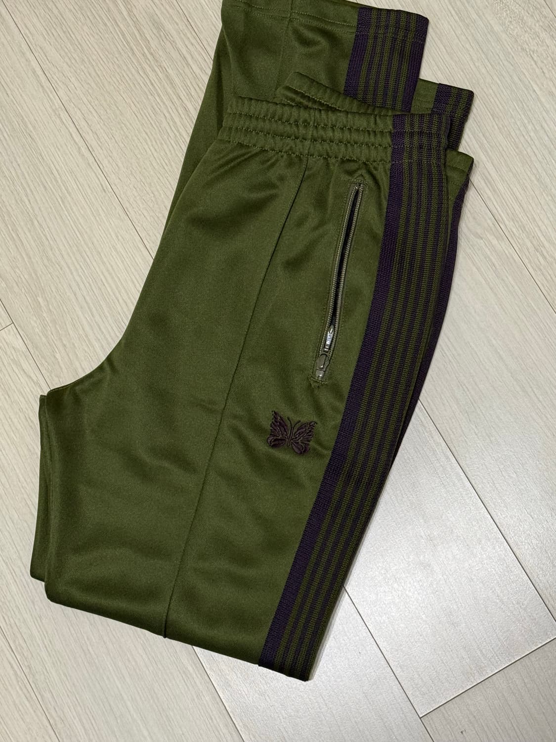 니들스 트랙팬츠 올리브 Needles Trackpants Olive 상품이미지3