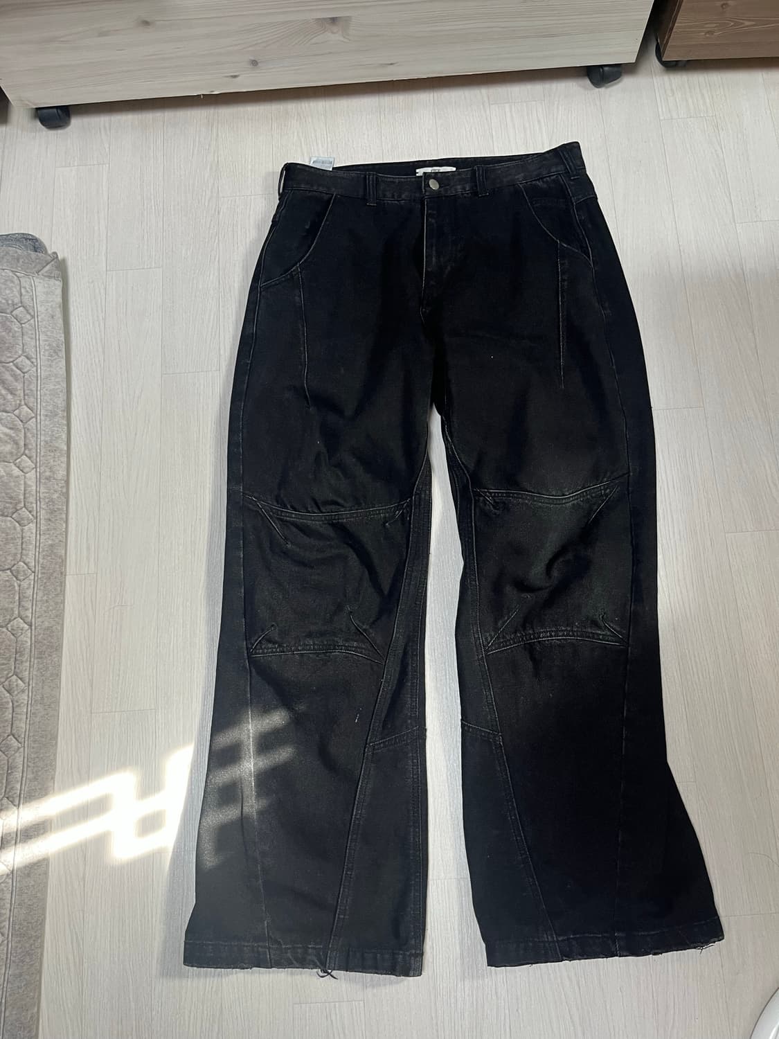 ETCE 커브드 판넬 데님팬츠 L사이즈 상품이미지2