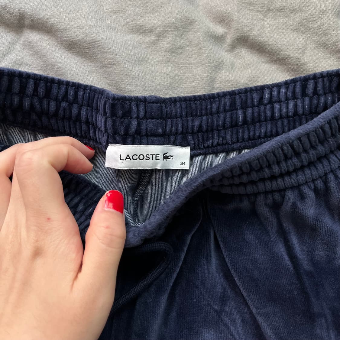 LACOSTE 라코스테 벨루아 조거팬츠 34 상품이미지2