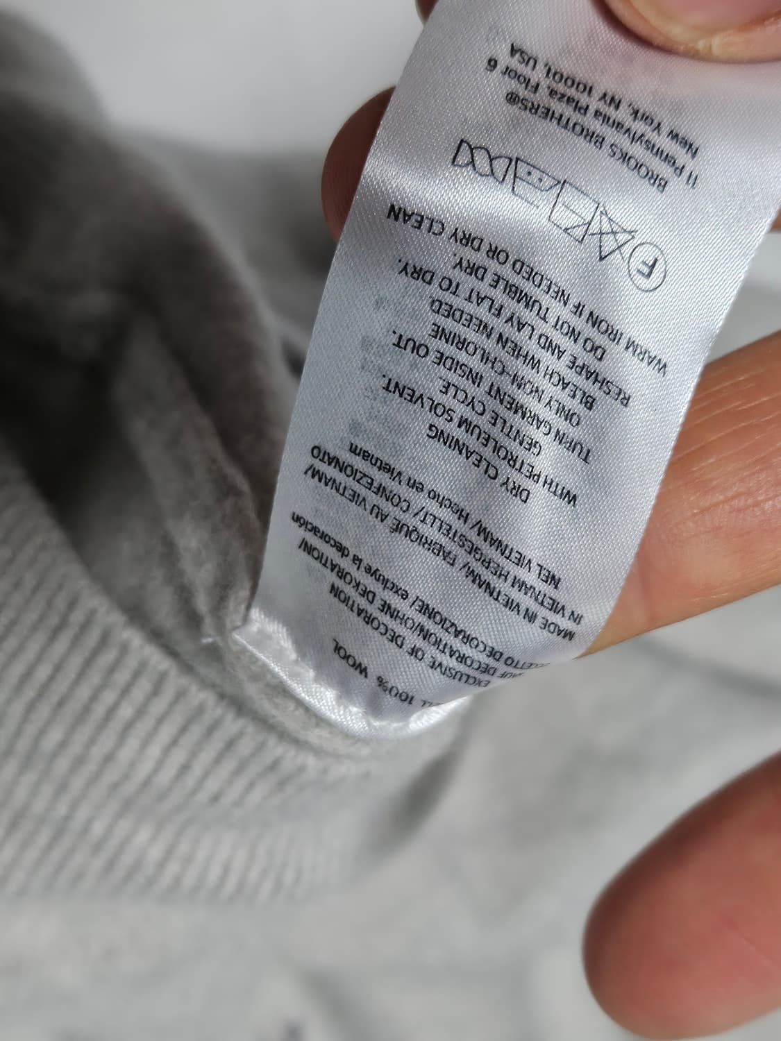 브룩스브라더스 울100 니트 스웨터 M 상품이미지5