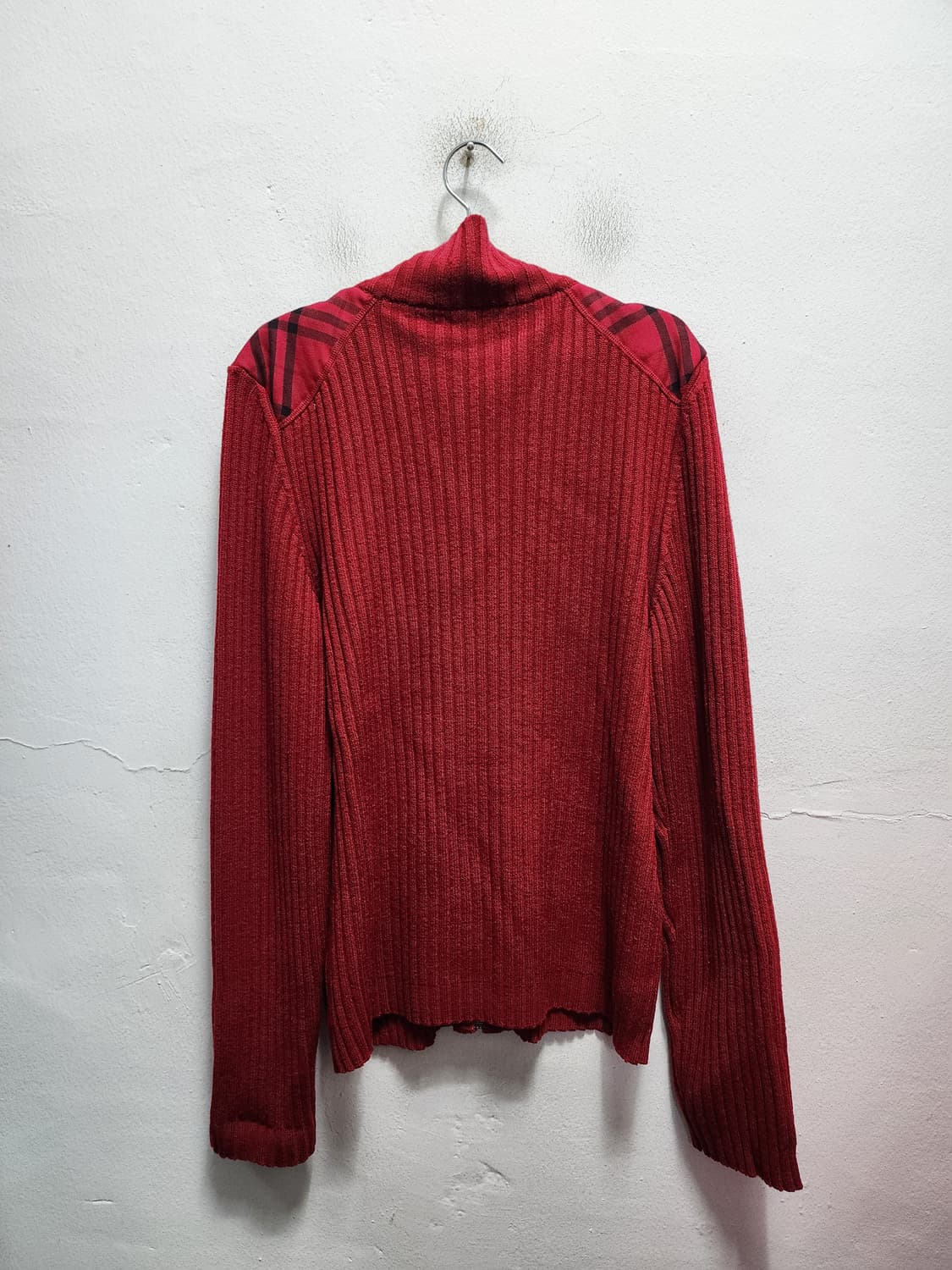 버버리 이태리 니트 집업 가디건 상품이미지2