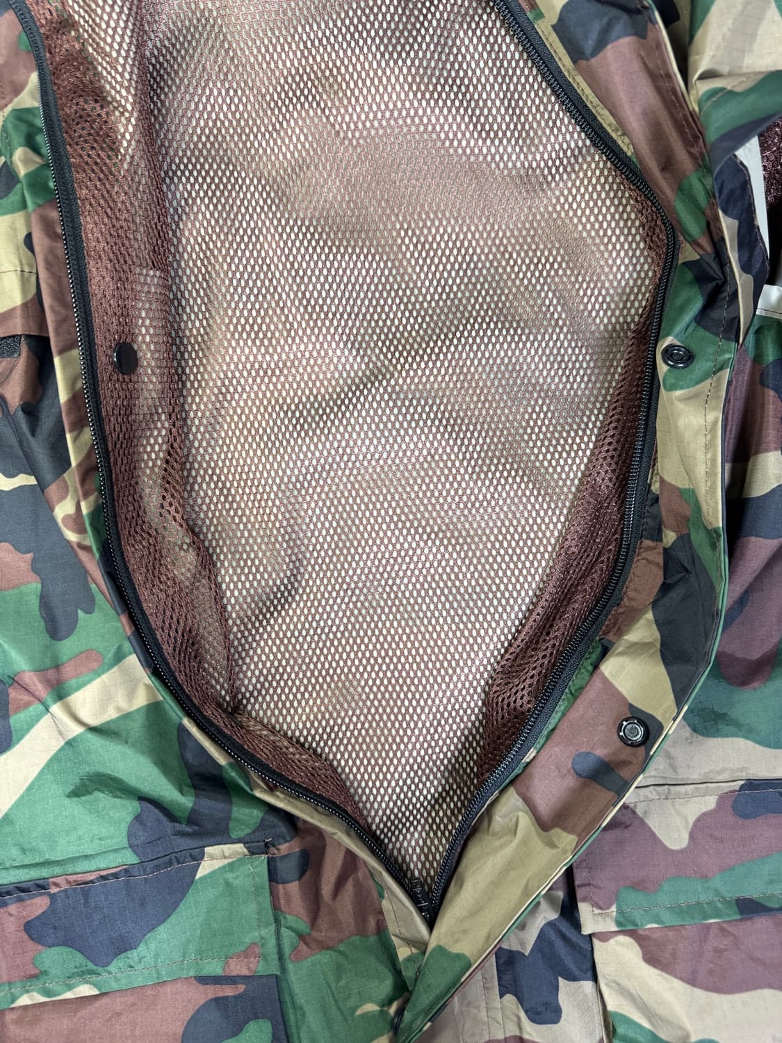 이븐리버 EVEN RIVER 밀리터리 립스탑 카모 자켓 XL 상품이미지7