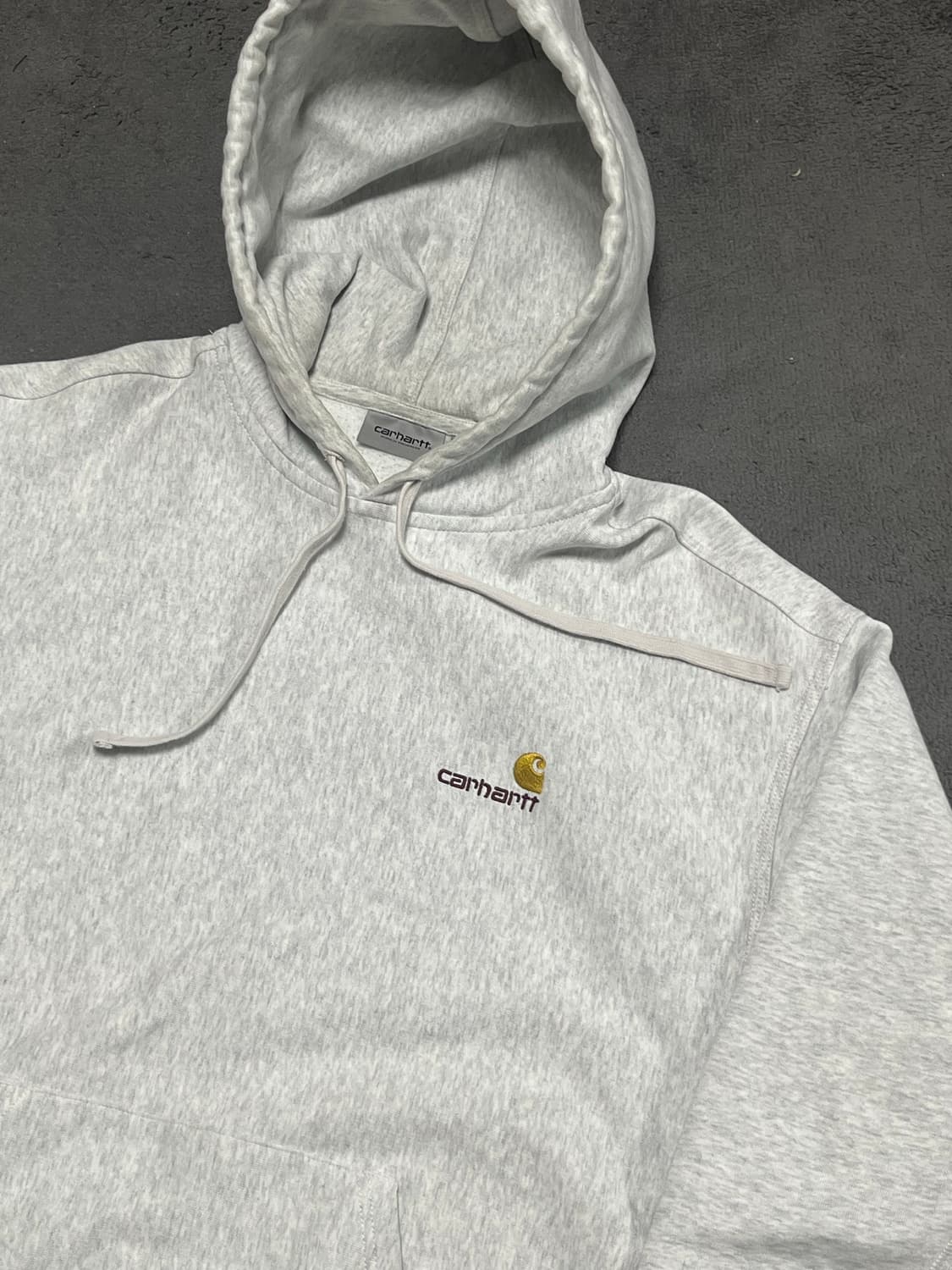 칼하트 wip 윕 후드티 백염 애쉬 그레이 상품이미지1