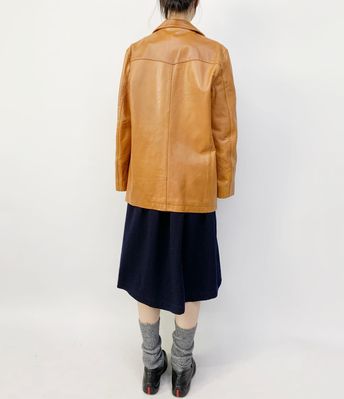 빈티지 웨스턴 레더 자켓 상품이미지3