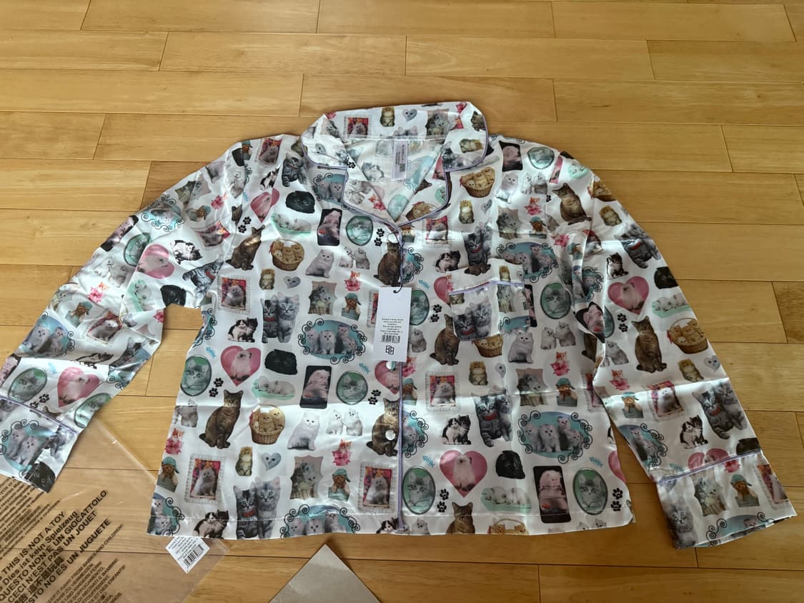 애슐리 윌리엄스 키튼 새틴 파자마 새상품 상품이미지1