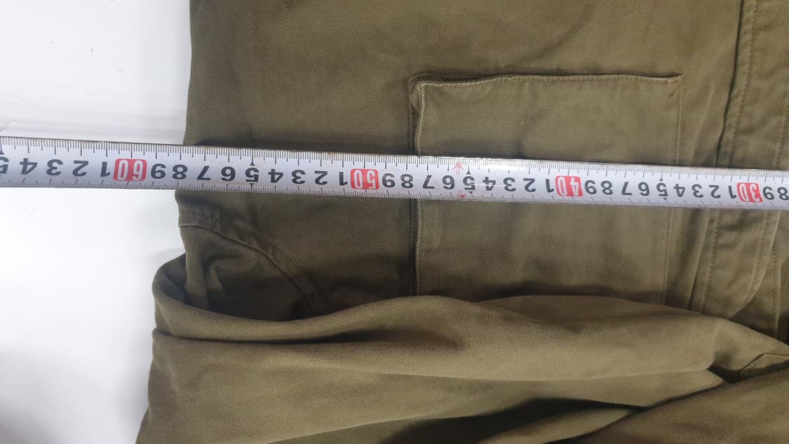 반스 카키색 포켓 자켓 XL 상품이미지3