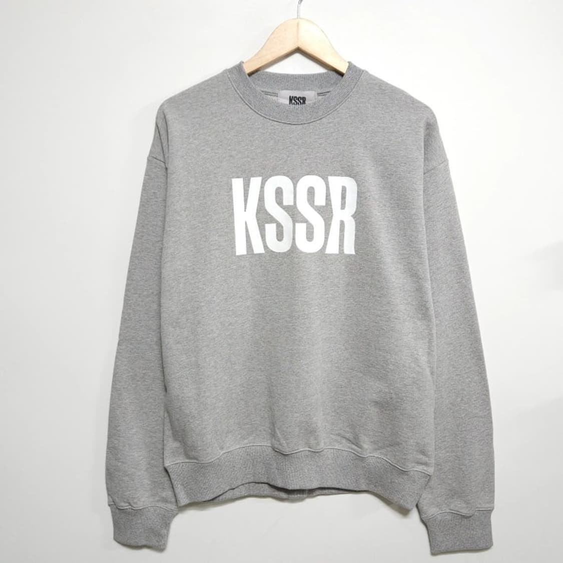 KSSR 키써 로고 맨투맨 그레이 상품이미지2