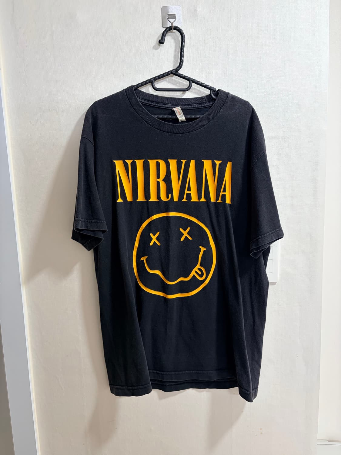 너바나 스마일 빈티지 티셔츠 상품이미지1