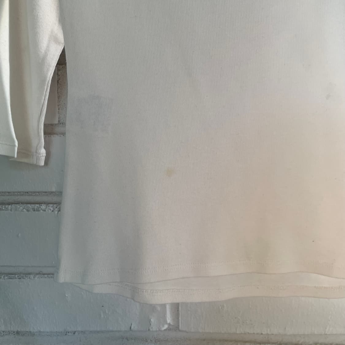 버버리 블루라벨 7부 아이보리 반팔 티셔츠 상품이미지5