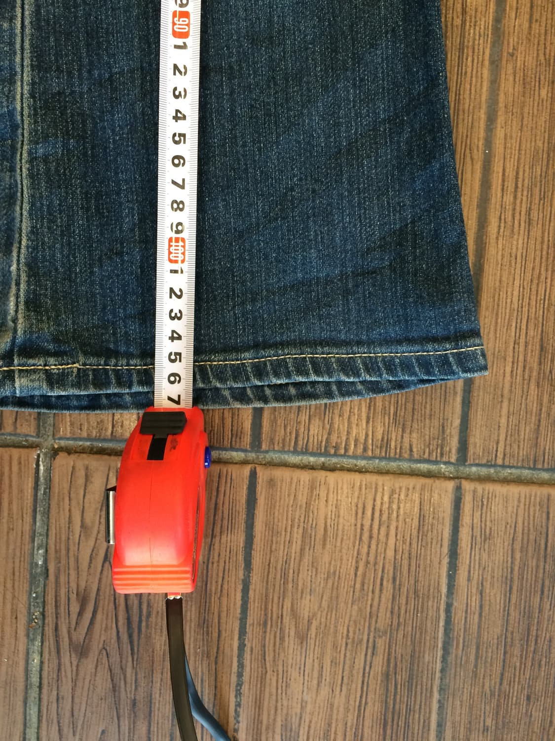 일본 C17 핀터깔y2k 보헤미안긱시크 부츠컷데님팬츠 상품이미지4
