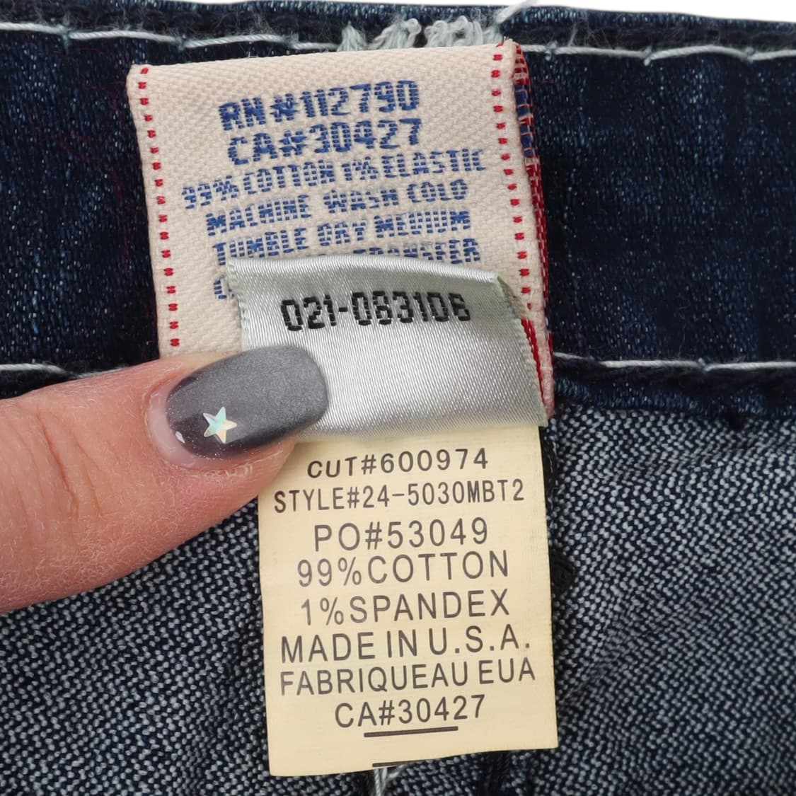 트루릴리젼 빌리 수퍼 티 데님팬츠 상품이미지10