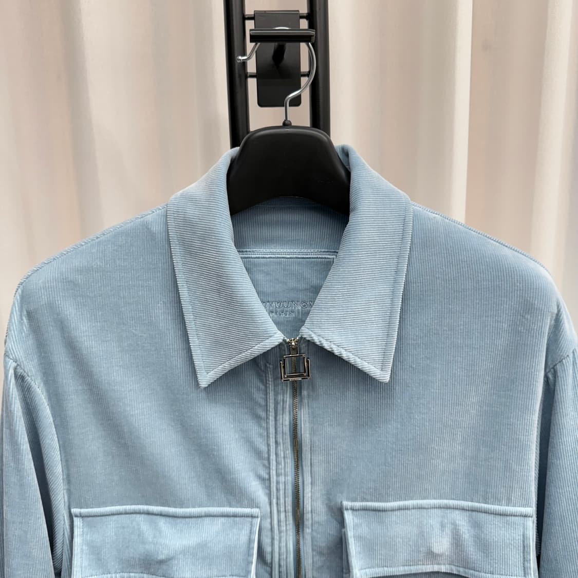 [46] 우영미 코듀로이 자켓 스카이 블루 상품이미지2