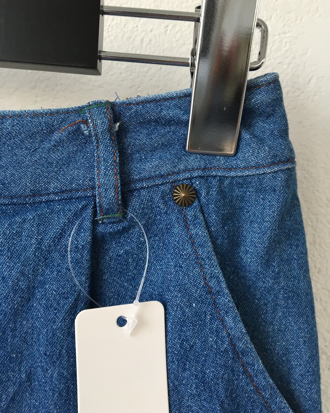 Back layer point denim skirt 상품이미지3