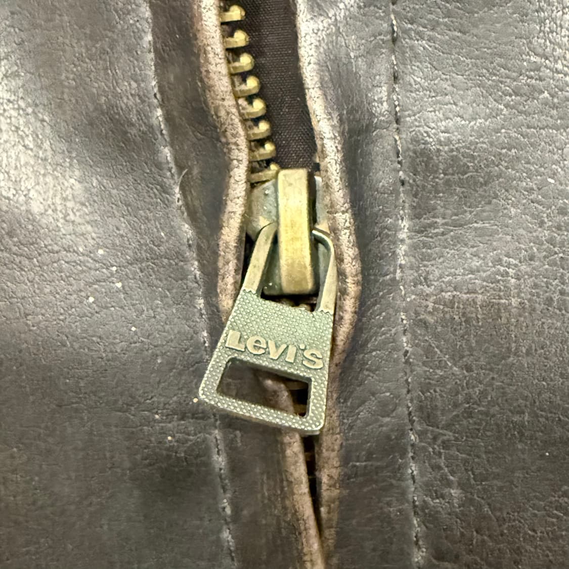 [정품] 리바이스 블랙 레더 라이더 자켓 b16 상품이미지7