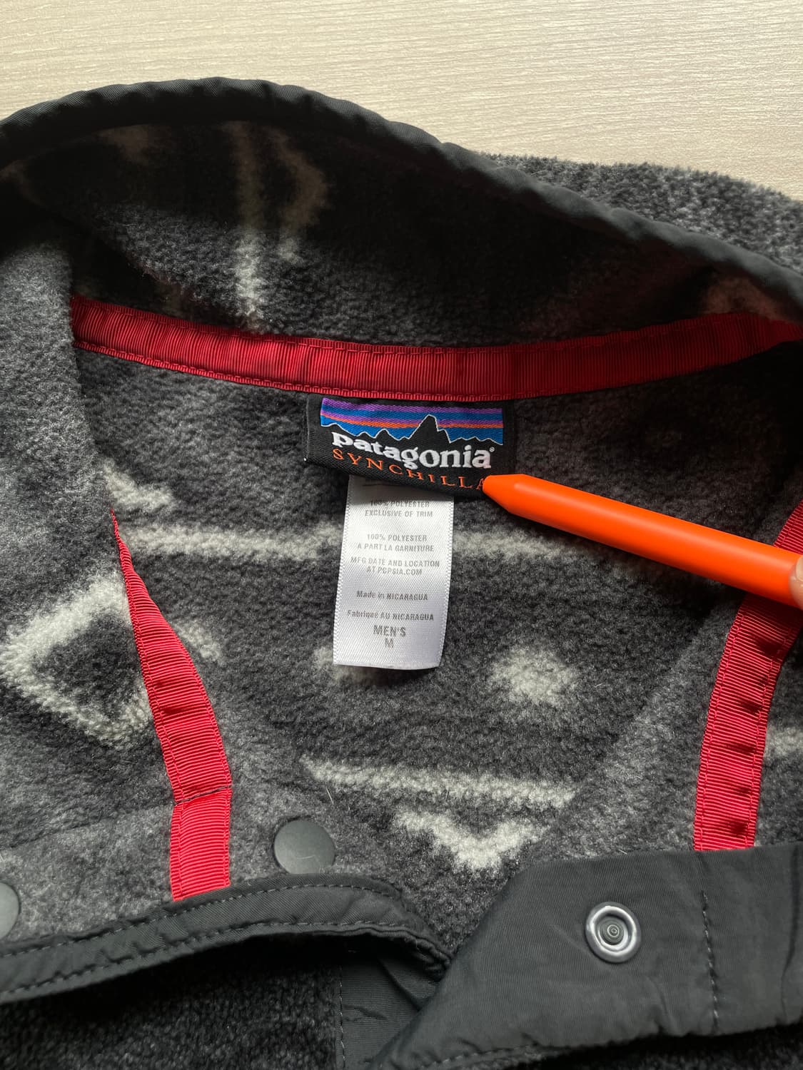 파타고니아 신칠라 아즈텍 그레이 patagonia 상품이미지3