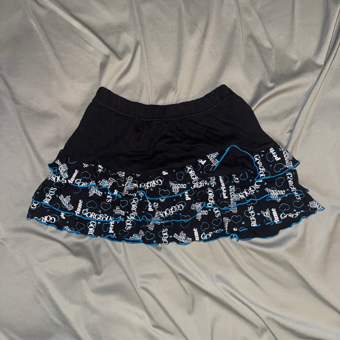 프리즘스톤깔 갸루 펑크 미니스커트 치마 상품이미지1