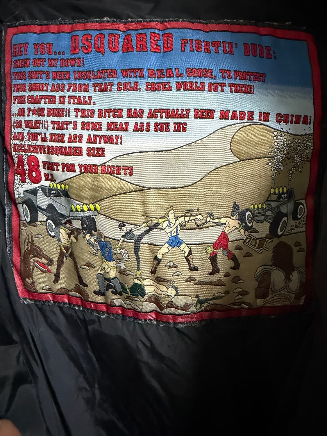 디스퀘어드 Dsquared² “Fighting Dudes” 다운 재킷 상품이미지3